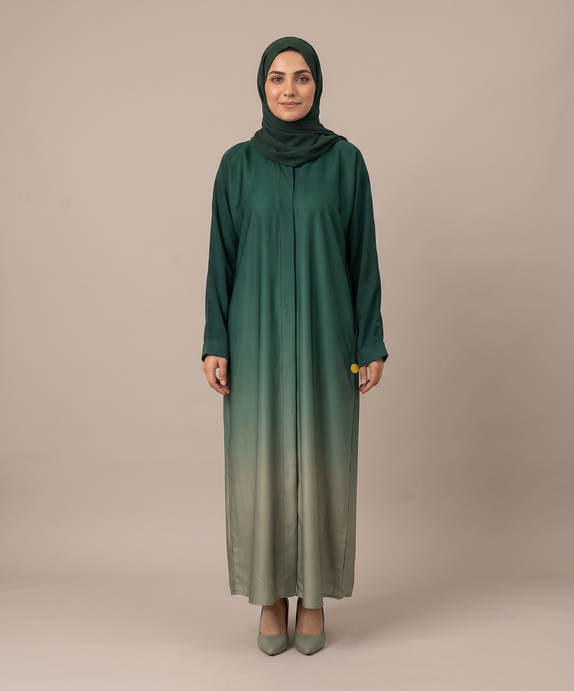 Tie & Dye Front Open Abaya - Image 6