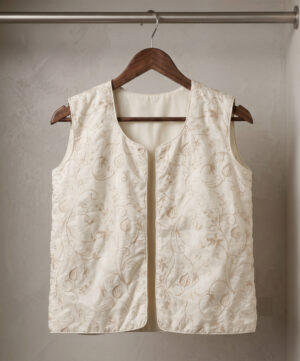 Silk Embroidered Waist Coat