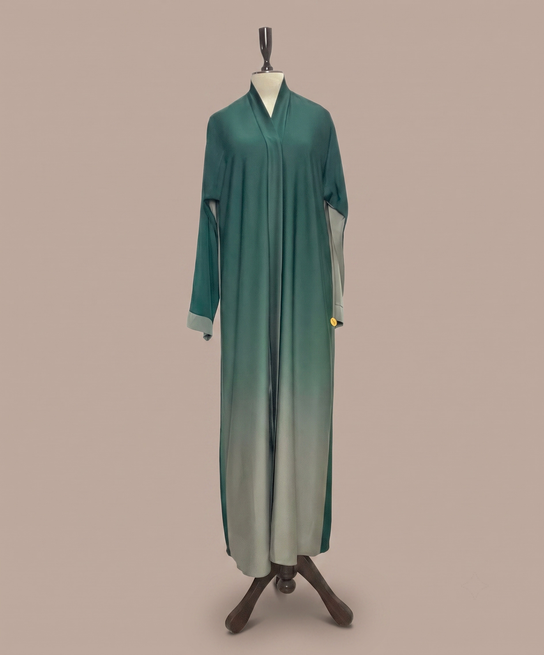 Tie & Dye Front Open Abaya - Image 9