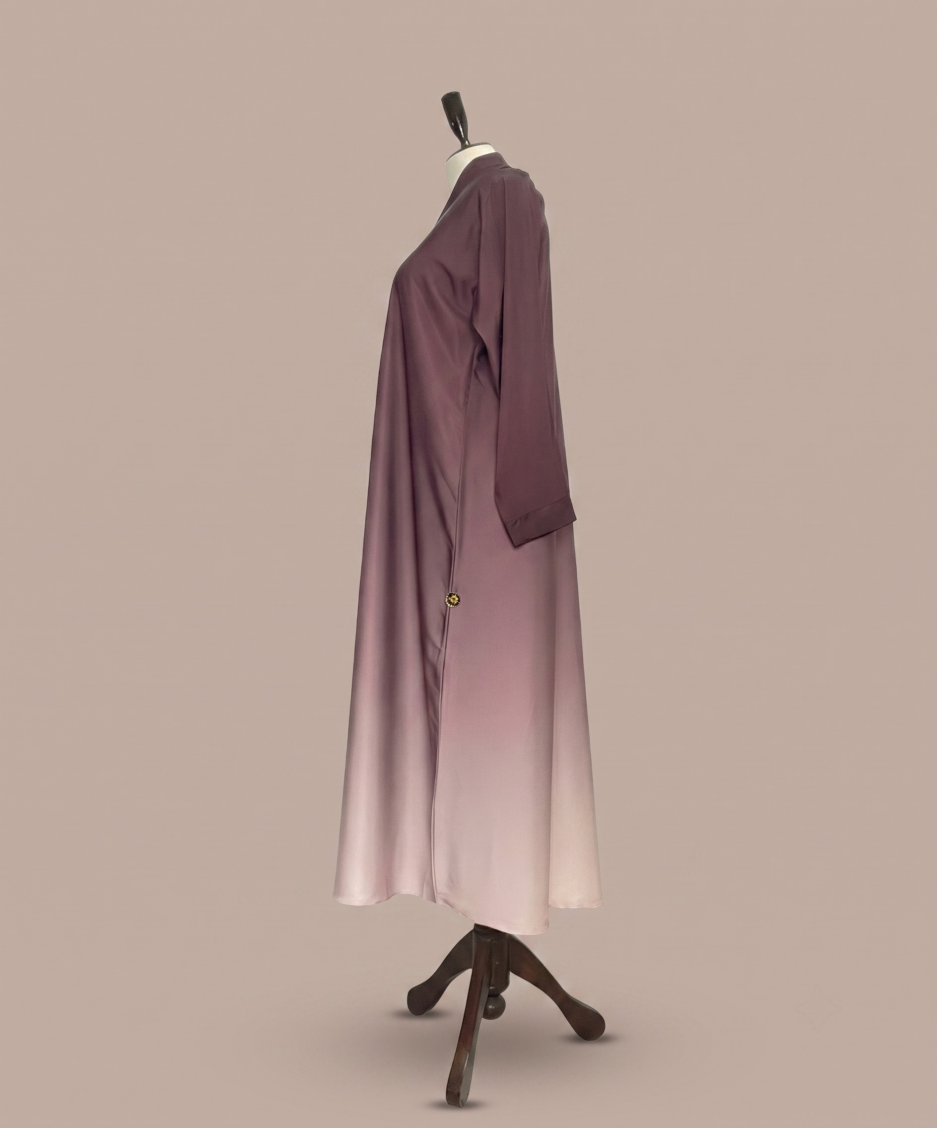 Tie & Dye Front Open Abaya - Image 24