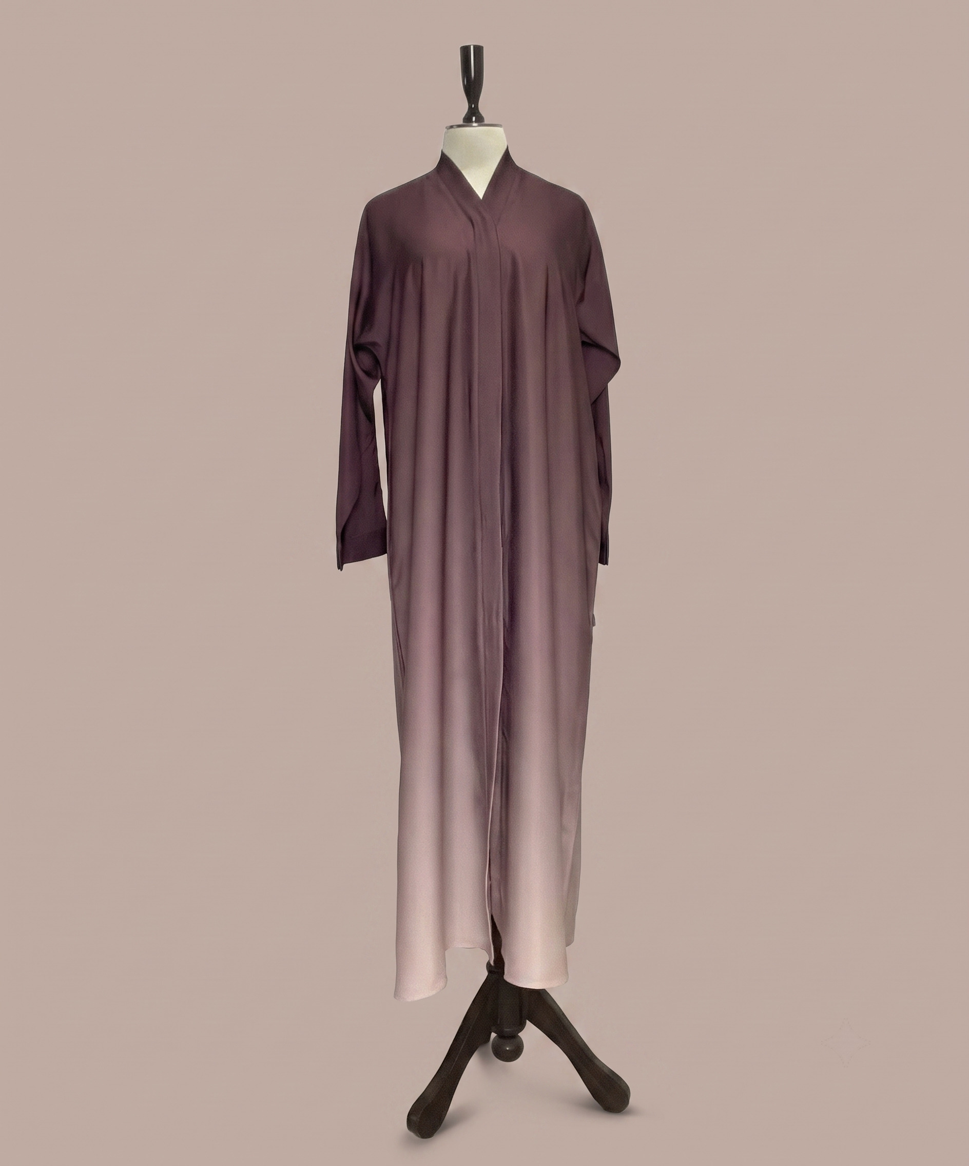 Tie & Dye Front Open Abaya - Image 23