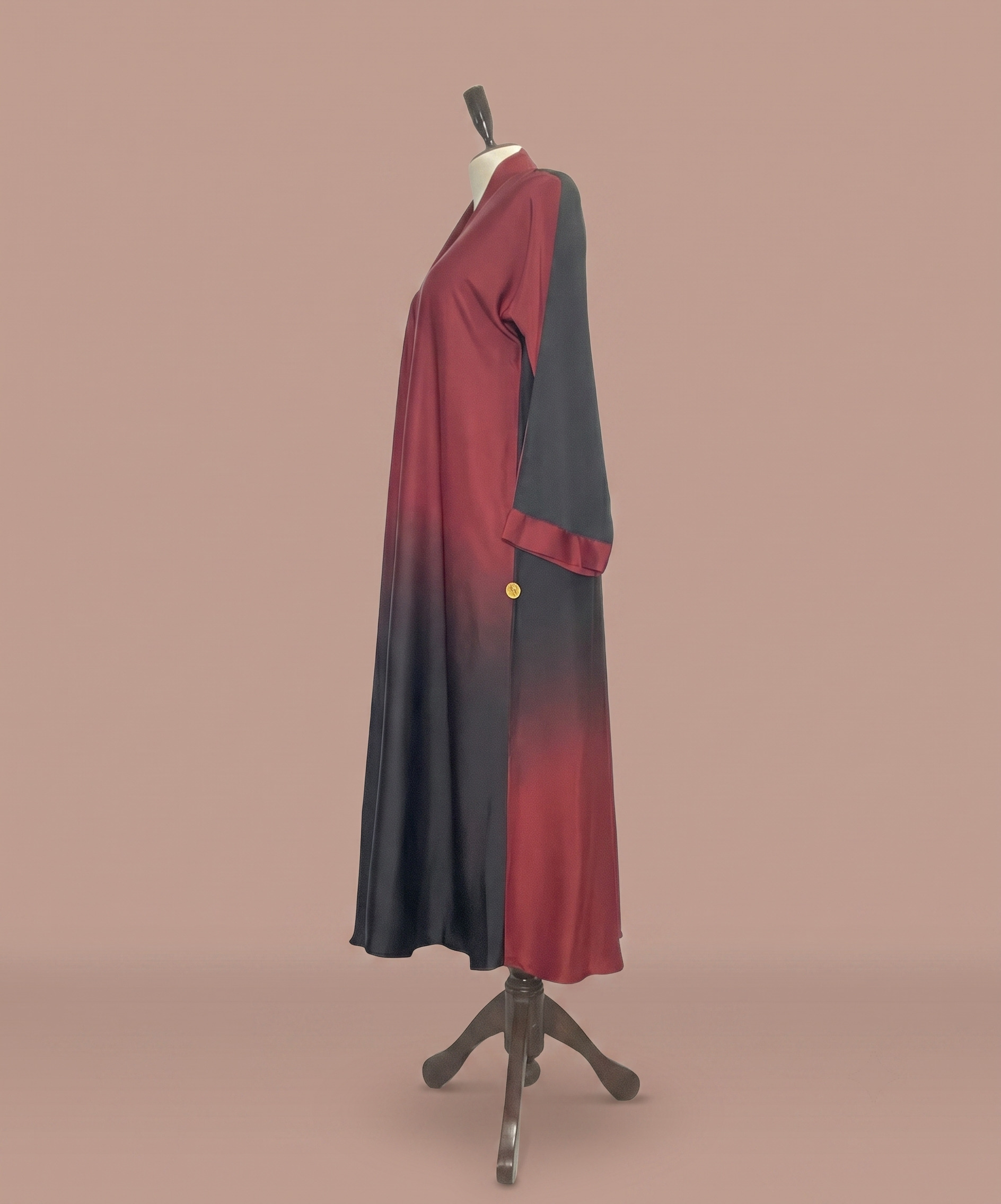Tie & Dye Front Open Abaya - Image 15