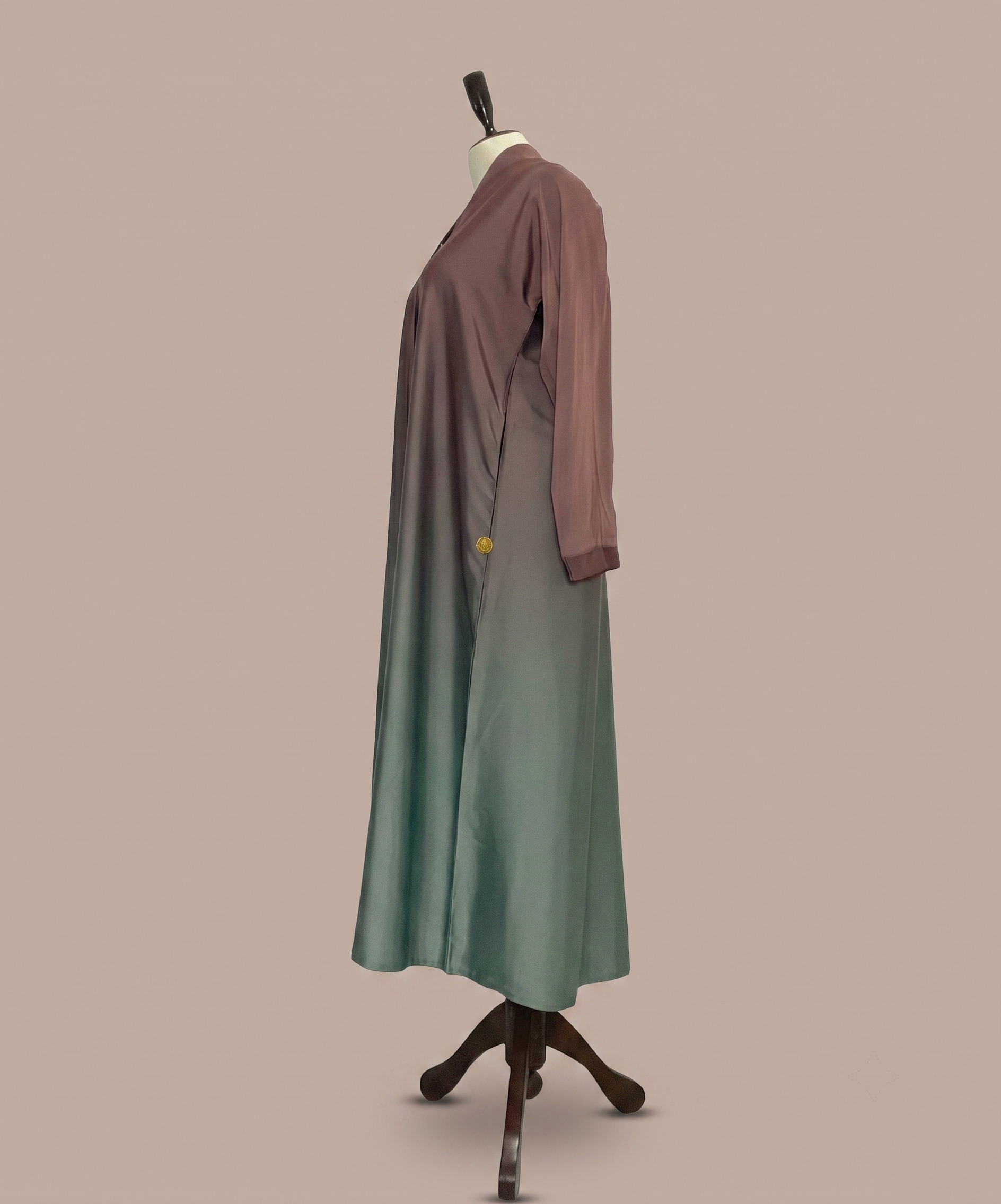 Tie & Dye Front Open Abaya - Image 4
