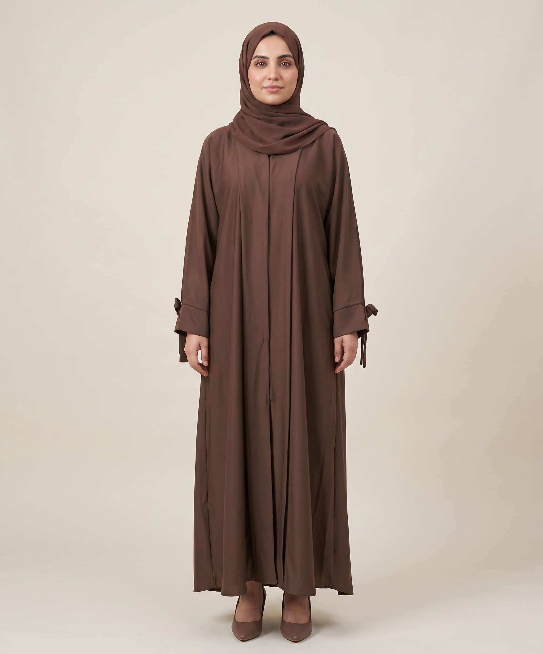 Zoom Nida Front Open Abaya - Image 6