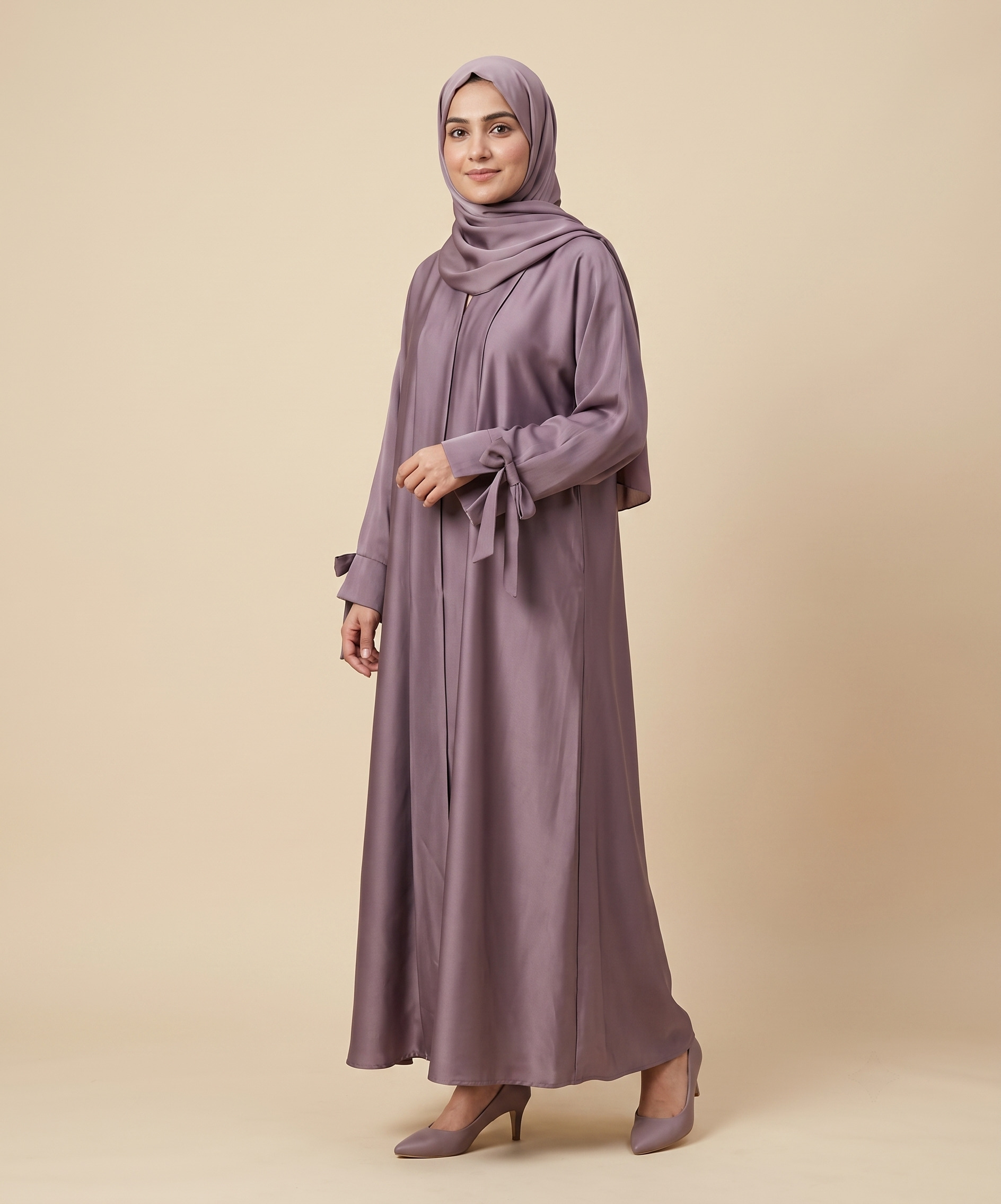 Zoom Nida Front Open Abaya - Image 15