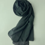 Georgette Scarf - EVER GREEN