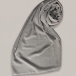 Georgette Scarf - LIGHT GREY