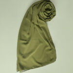 Georgette Scarf - OLIVE GREEN