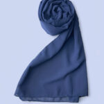 Georgette Scarf - ROYAL BLUE