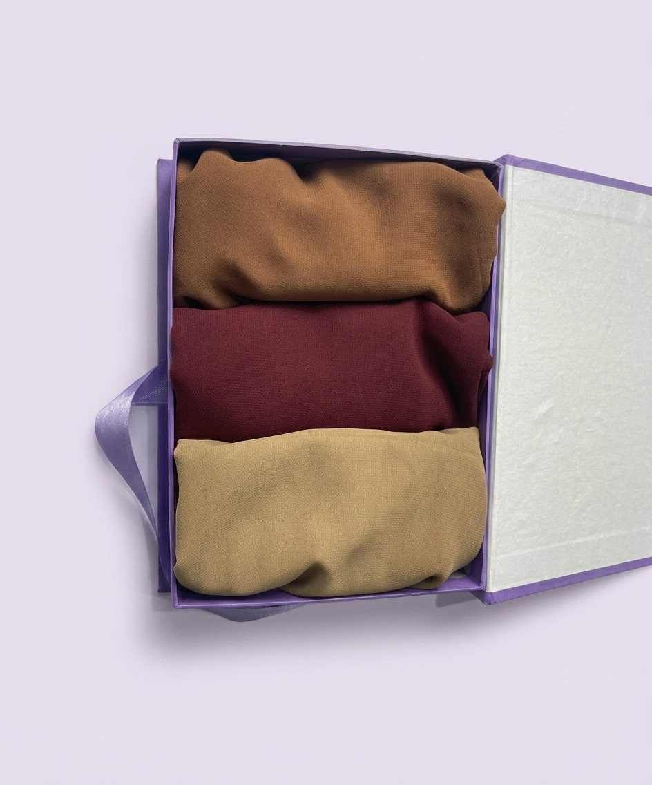 Georgette Scarf Bundle of 3 - Image 2