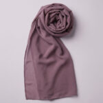 Georgette Scarf - VINTAGE MAUVE