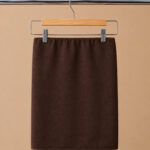 Georgette Niqabi with Elastic Headband - Brown