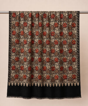 Pashmina Multi Color Embroidered Stoler