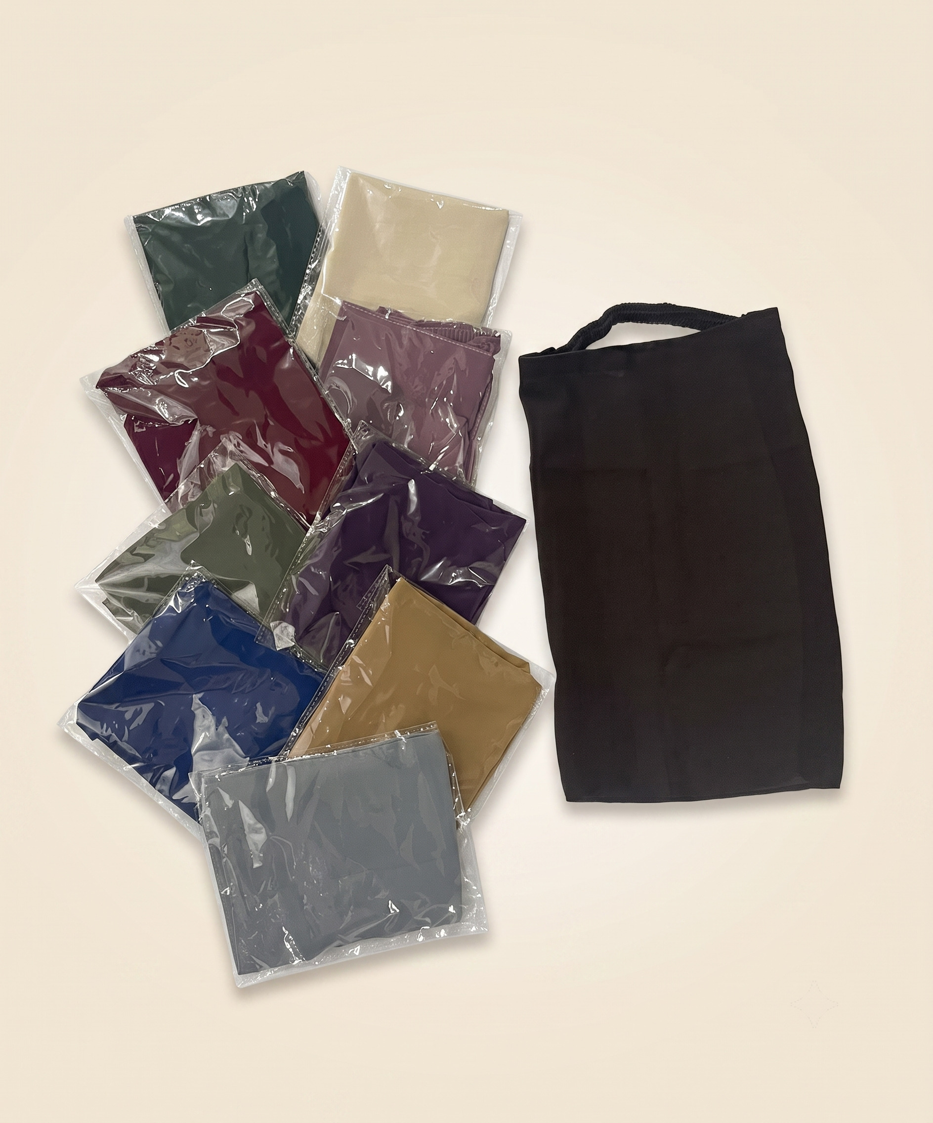 Georgette Niqabi Set of 10 for Teenage Girls